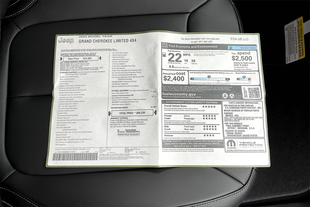 2025 Jeep Grand Cherokee Limited - Photo 17