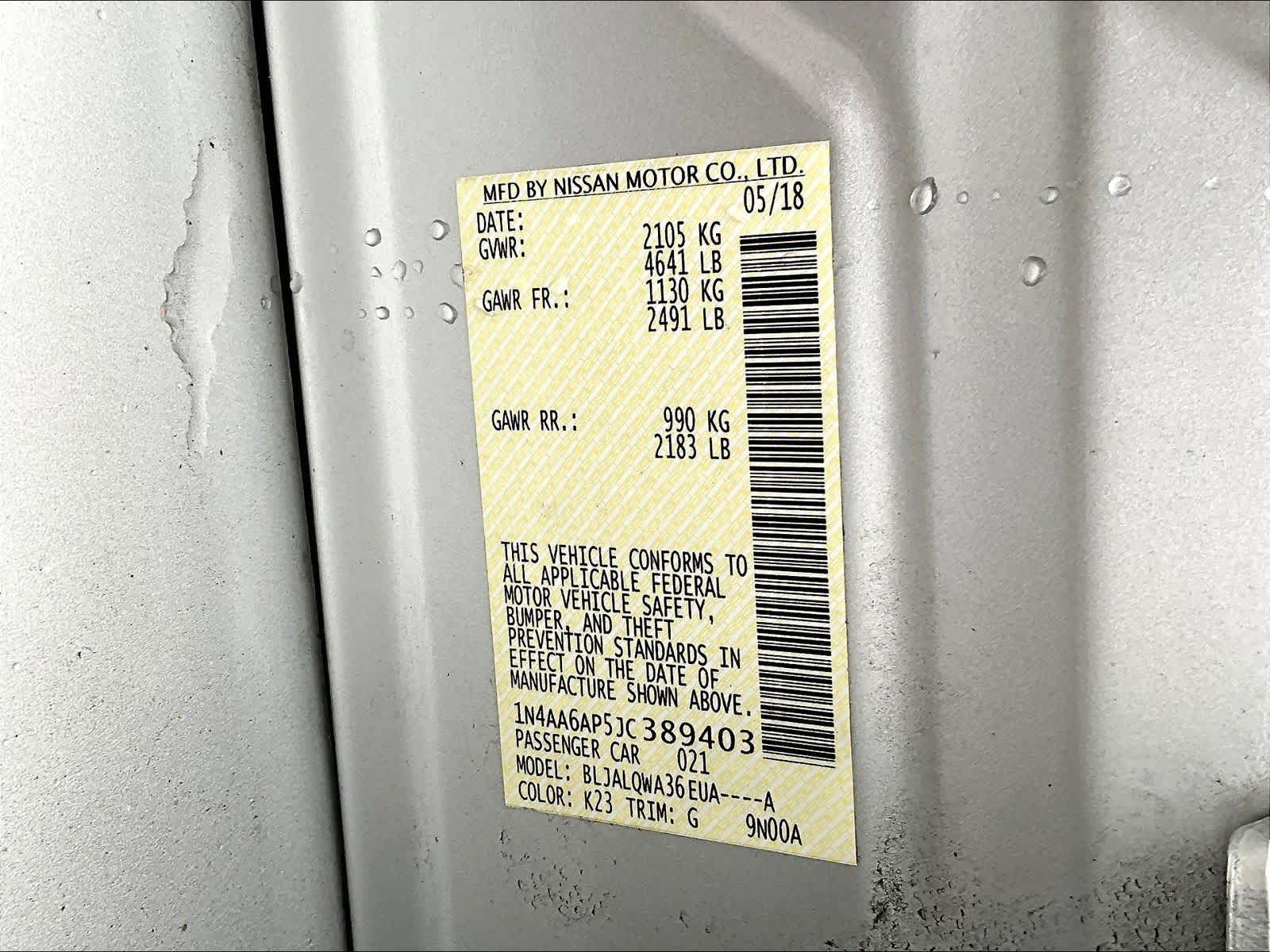 2018 Nissan Maxima S - Photo 34