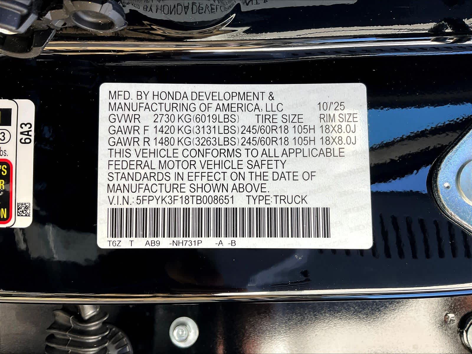 2026 Honda Ridgeline Sport - Photo 17