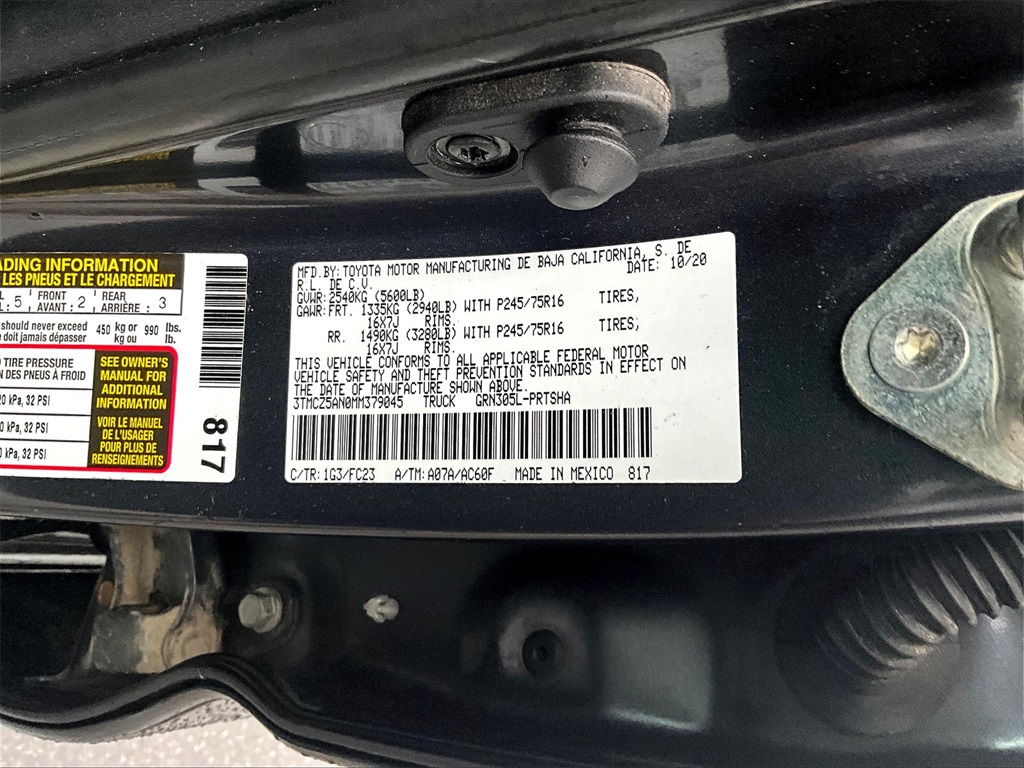 2021 Toyota Tacoma SR5 - Photo 36