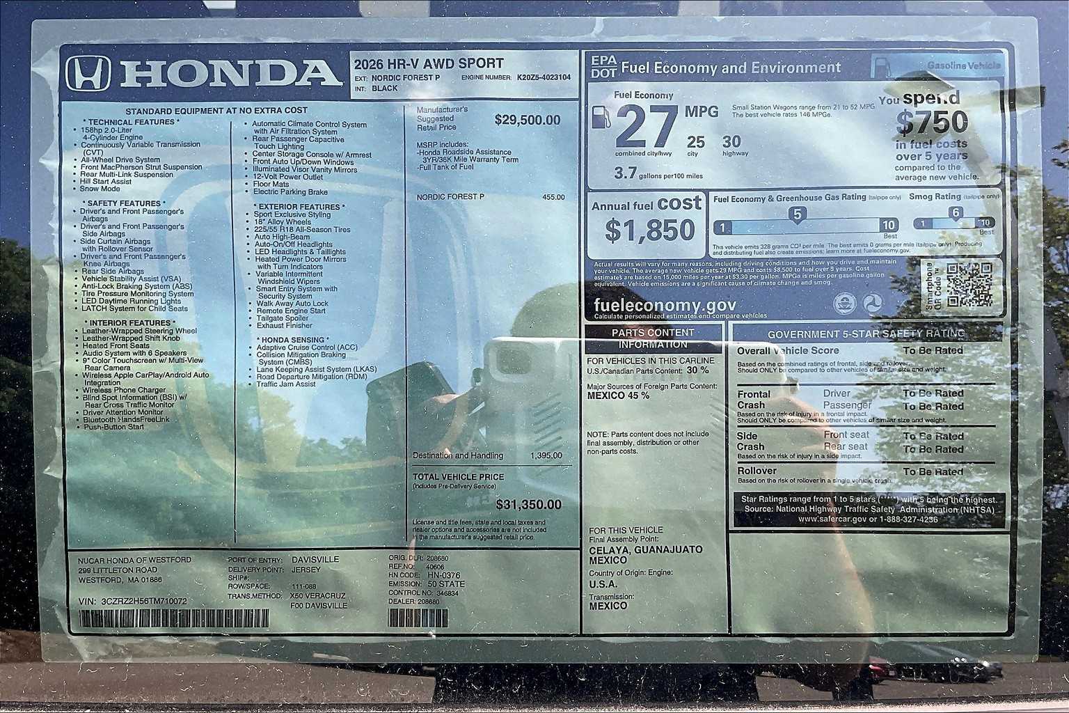 2026 Honda HR-V Sport - Photo 18