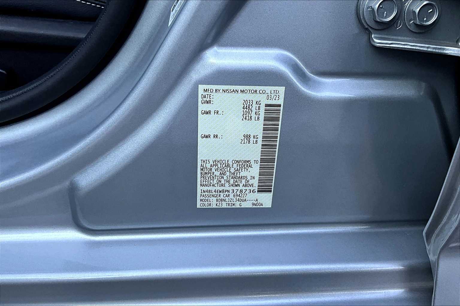 2023 Nissan Altima 2.5 SL - Photo 35