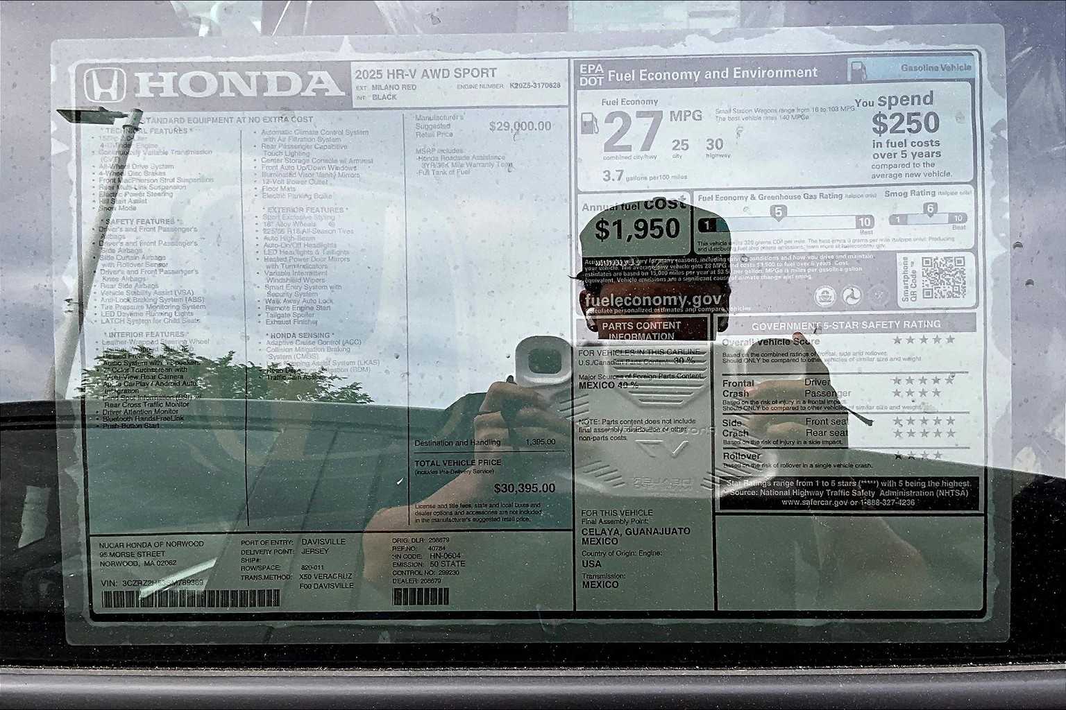 2025 Honda HR-V Sport - Photo 17