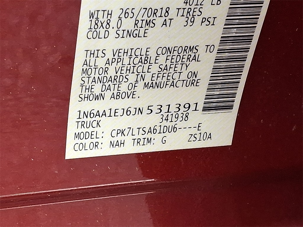 2018 Nissan Titan SV - Photo 27