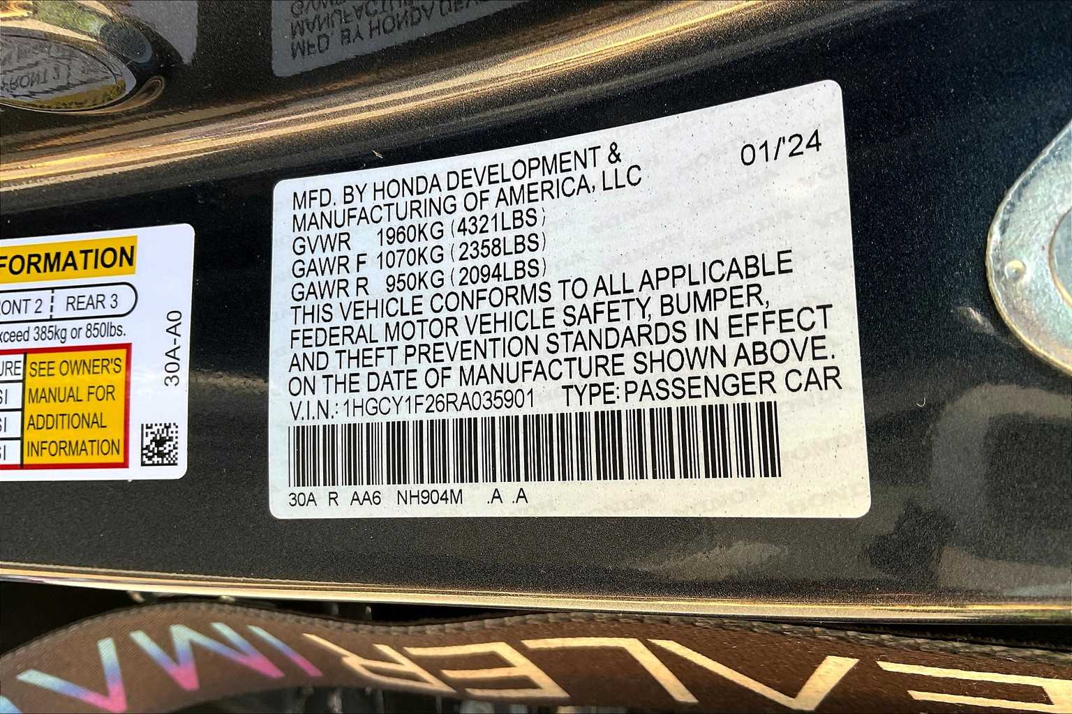 2024 Honda Accord LX - Photo 35
