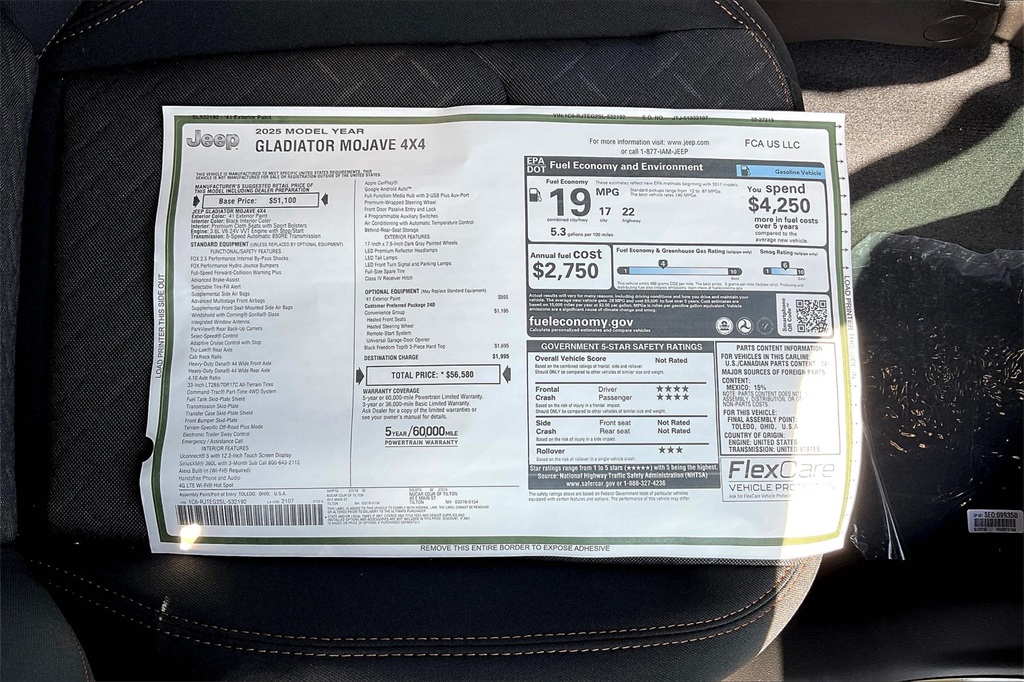 2025 Jeep Gladiator Mojave - Photo 16