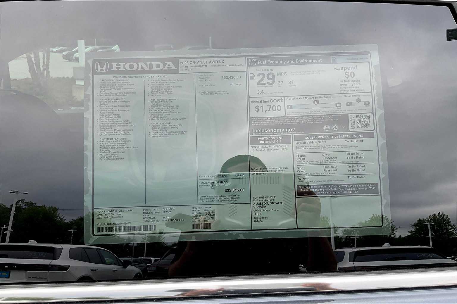 2026 Honda CR-V LX - Photo 18