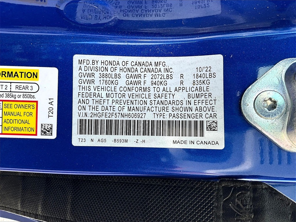 2022 Honda Civic Sport - Photo 35