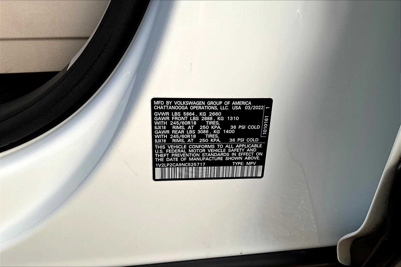 2022 Volkswagen Atlas 2.0T SE - Photo 35