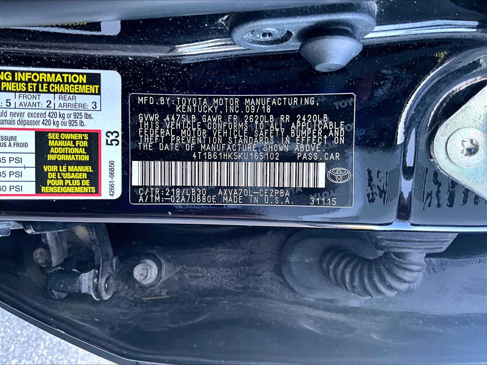 2019 Toyota Camry XSE - Photo 6