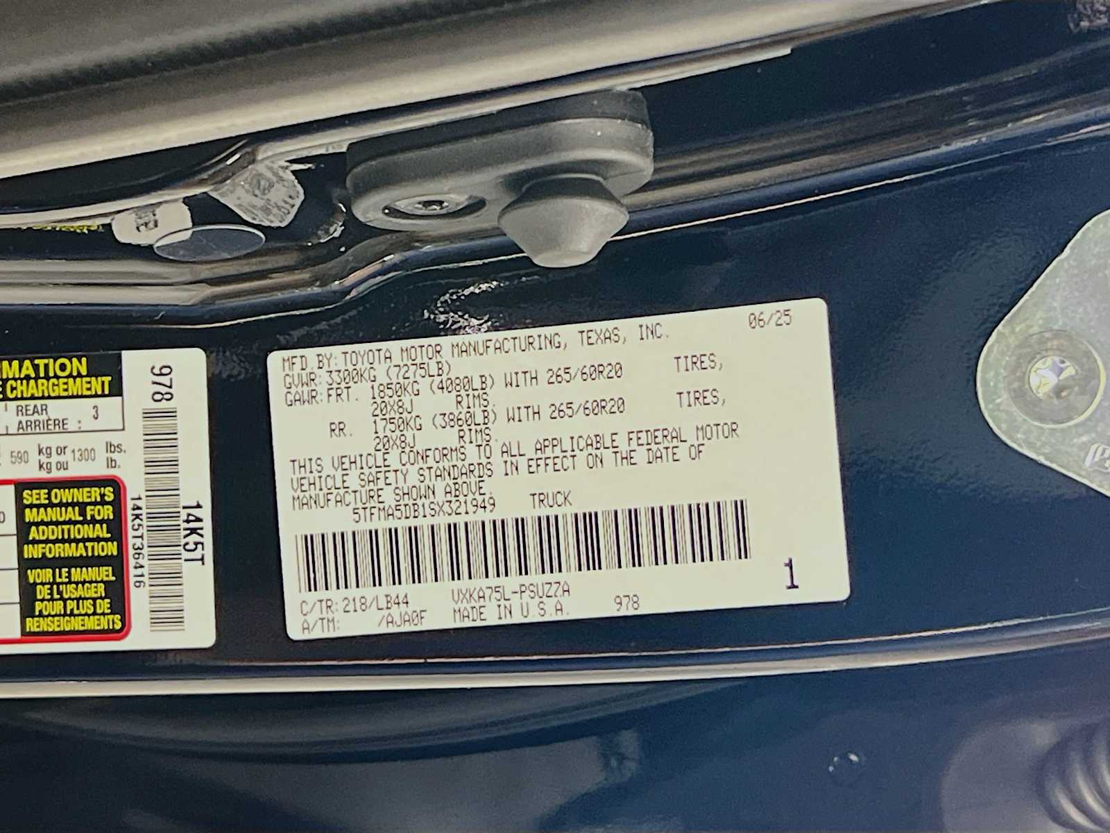 2025 Toyota Tundra 1794 Edition - Photo 20
