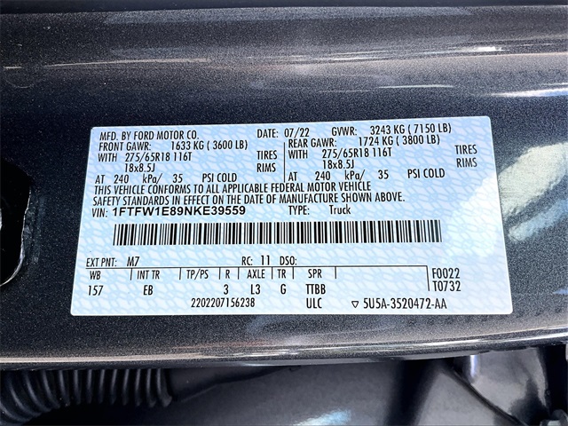 2022 Ford F-150 Lariat - Photo 34