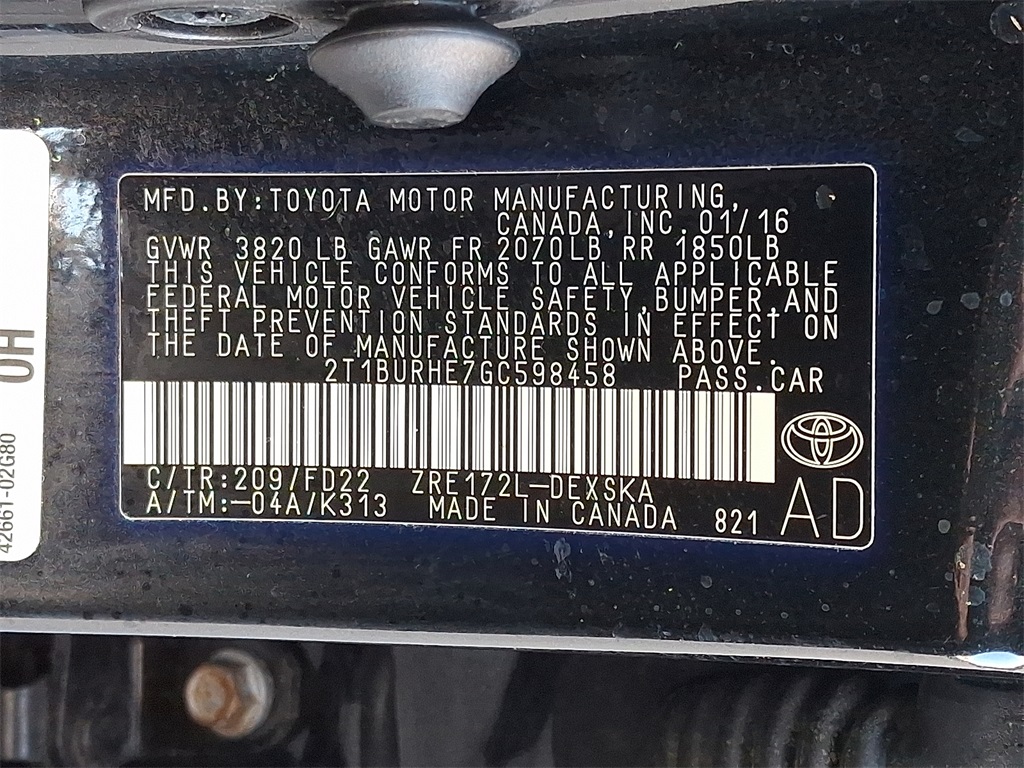 2016 Toyota Corolla S Plus - Photo 26