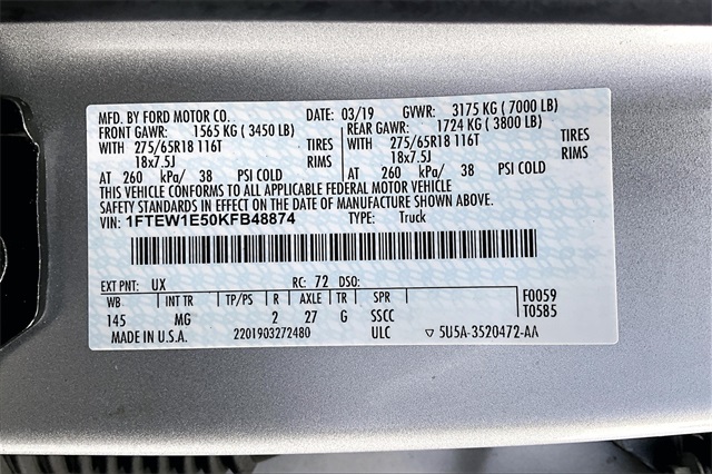 2019 Ford F-150 XLT - Photo 34