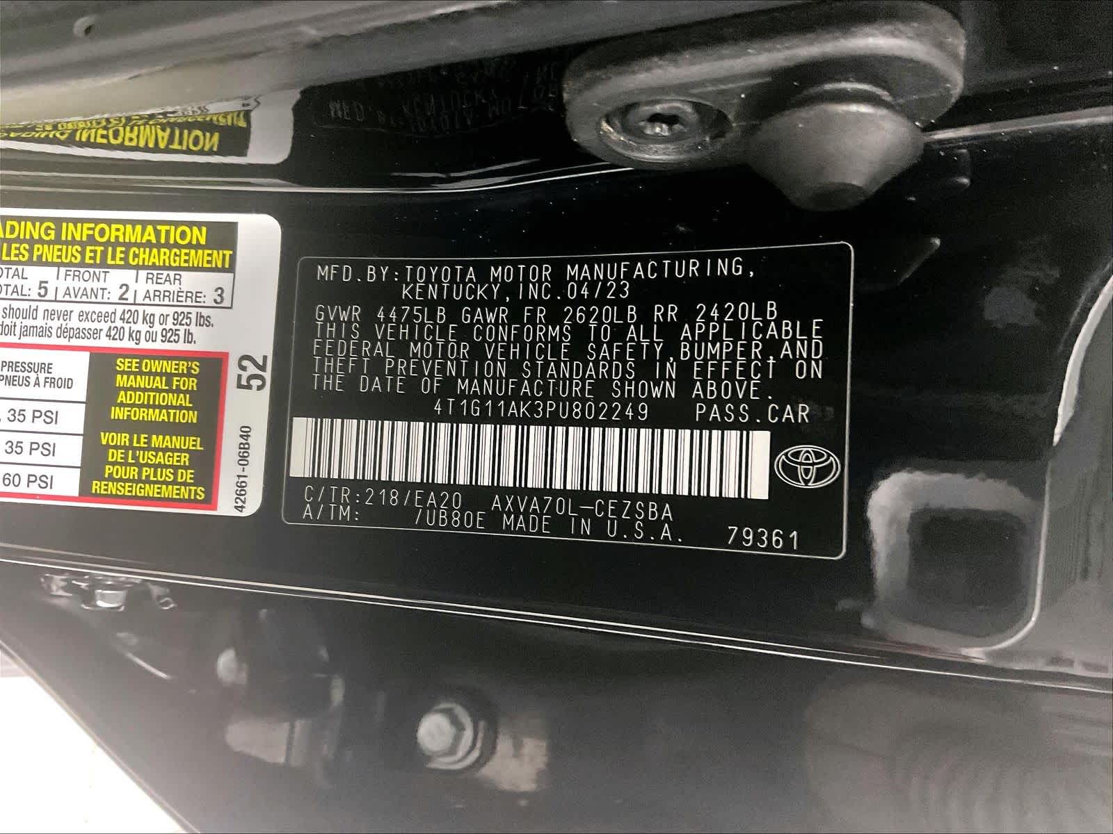 2023 Toyota Camry SE - Photo 35