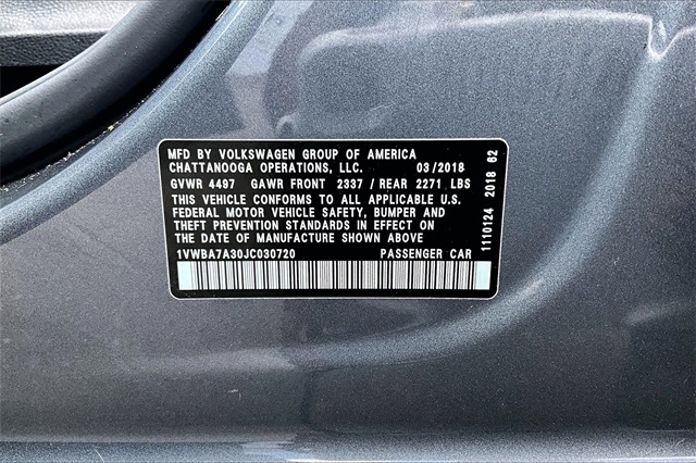 2018 Volkswagen Passat  - Photo 34