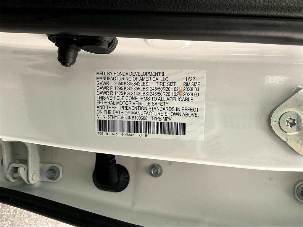 2022 Honda Pilot Sport - Photo 33