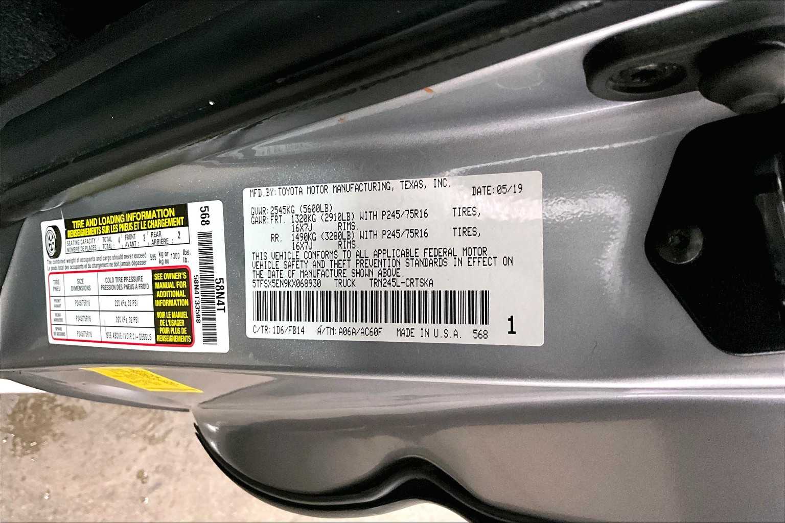 2019 Toyota Tacoma SR - Photo 33