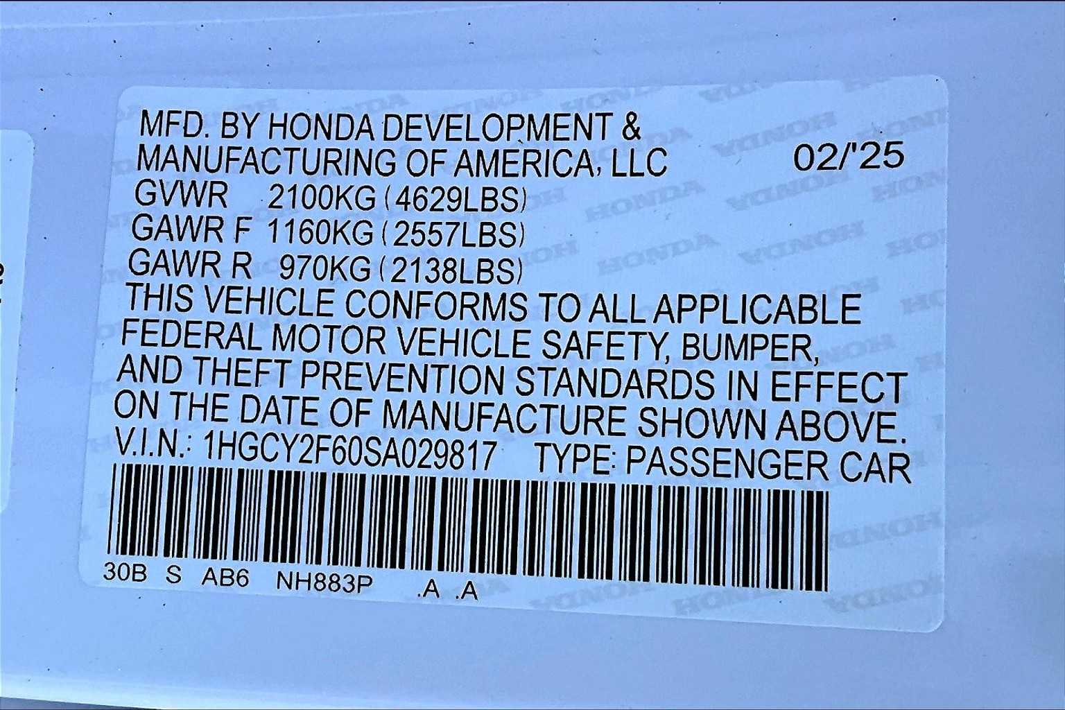 2025 Honda Accord Hybrid EX-L - Photo 17