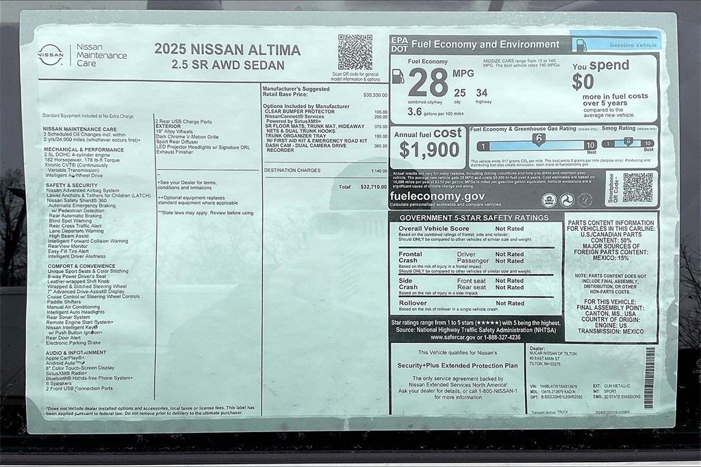 2025 Nissan Altima 2.5 SR - Photo 17