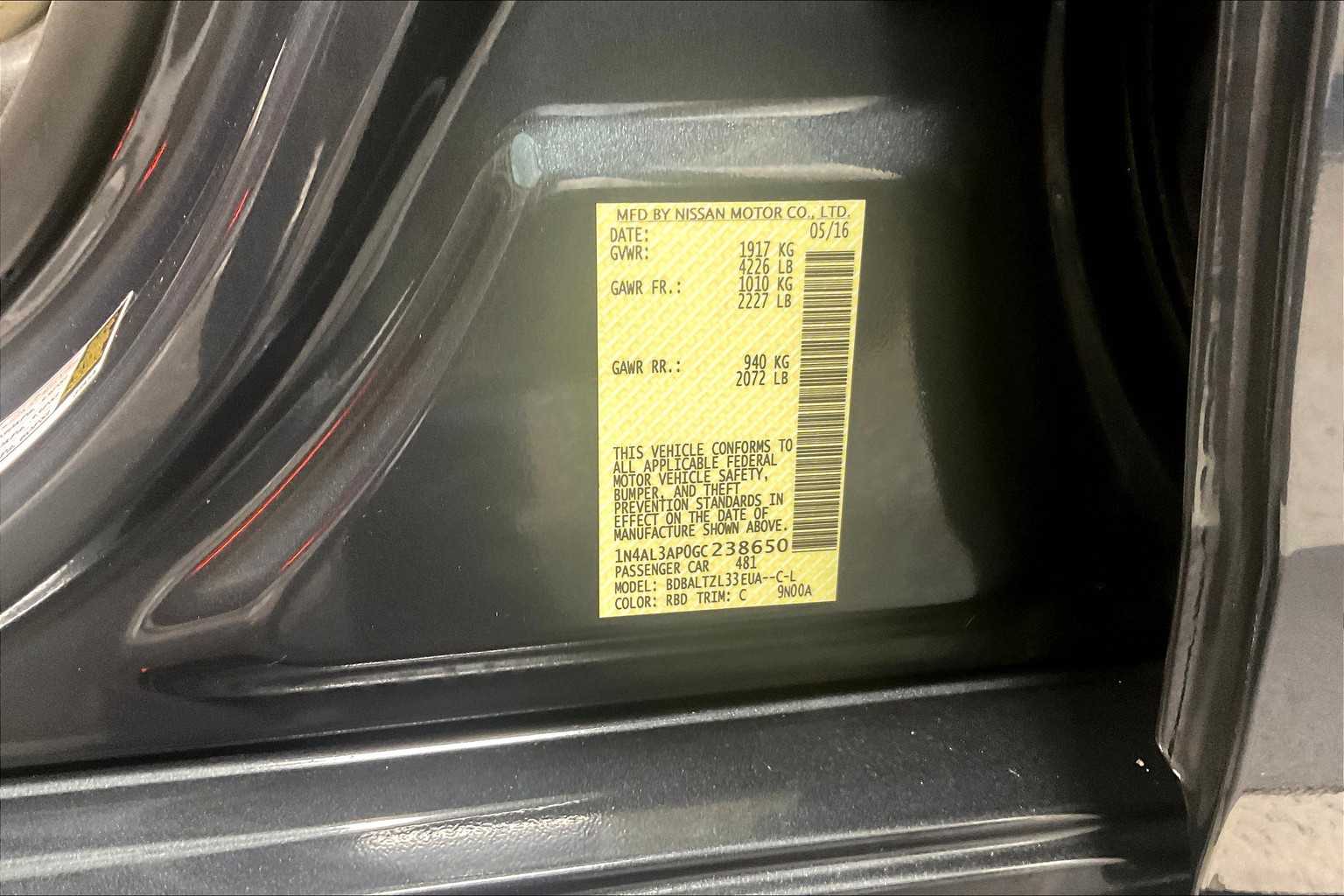 2016 Nissan Altima 2.5 SL - Photo 36
