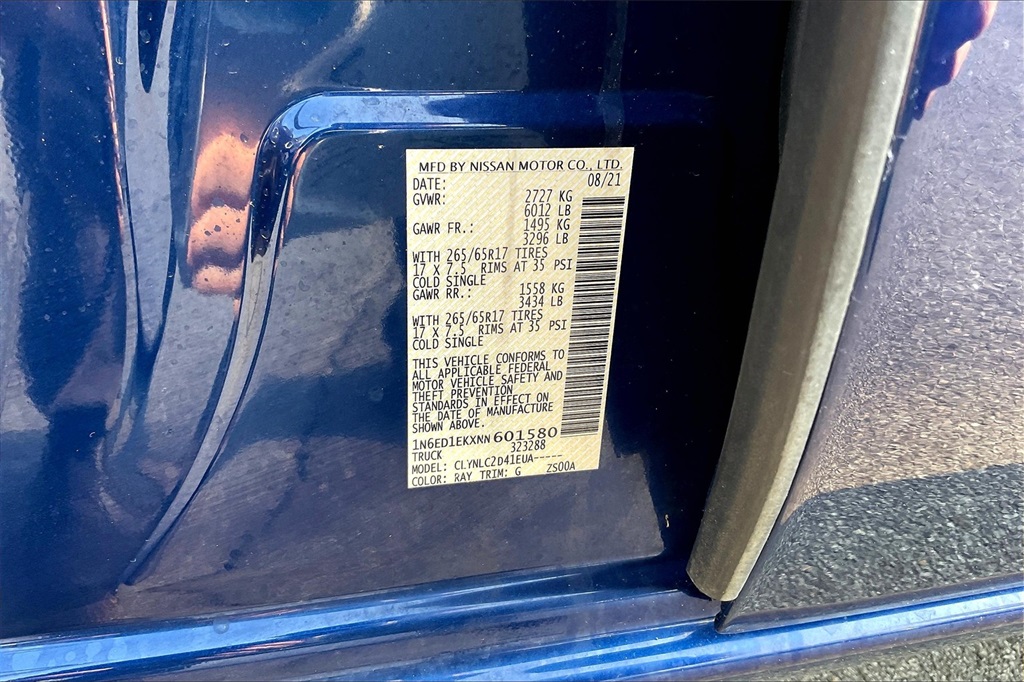 2022 Nissan Frontier SV - Photo 31