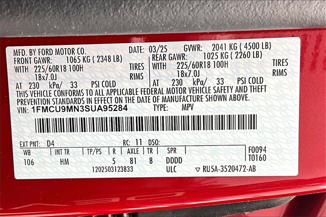 2025 Ford Escape ST-Line - Photo 14