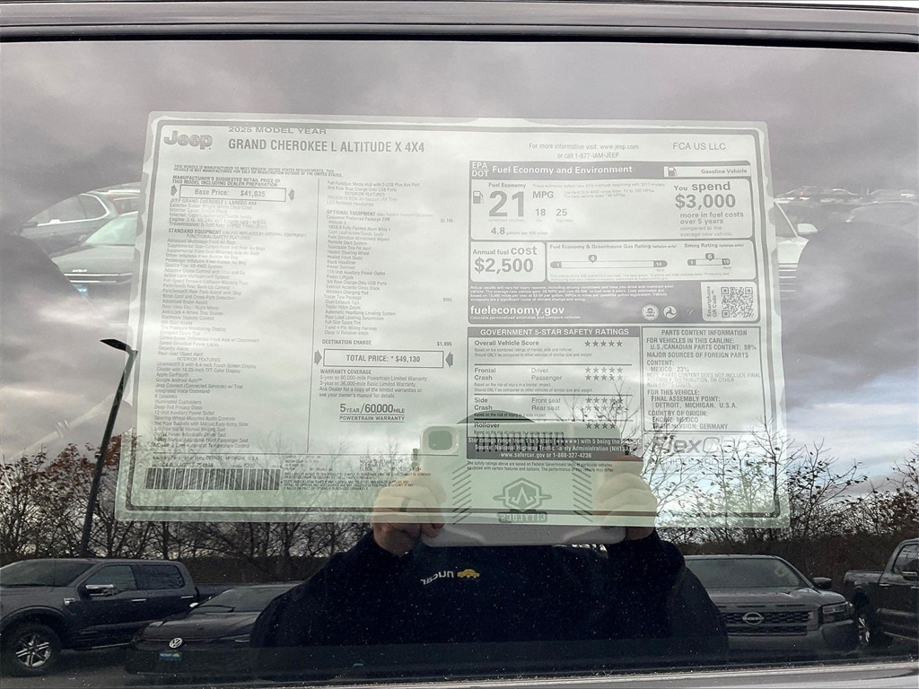 2025 Jeep Grand Cherokee L Altitude X - Photo 17