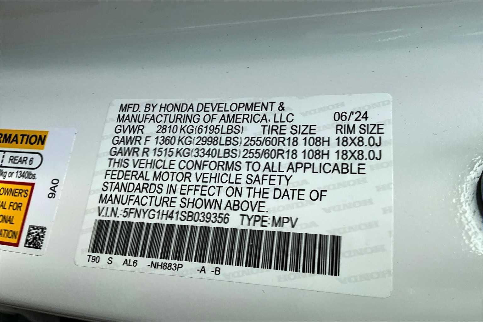 2025 Honda Pilot EX-L - Photo 18