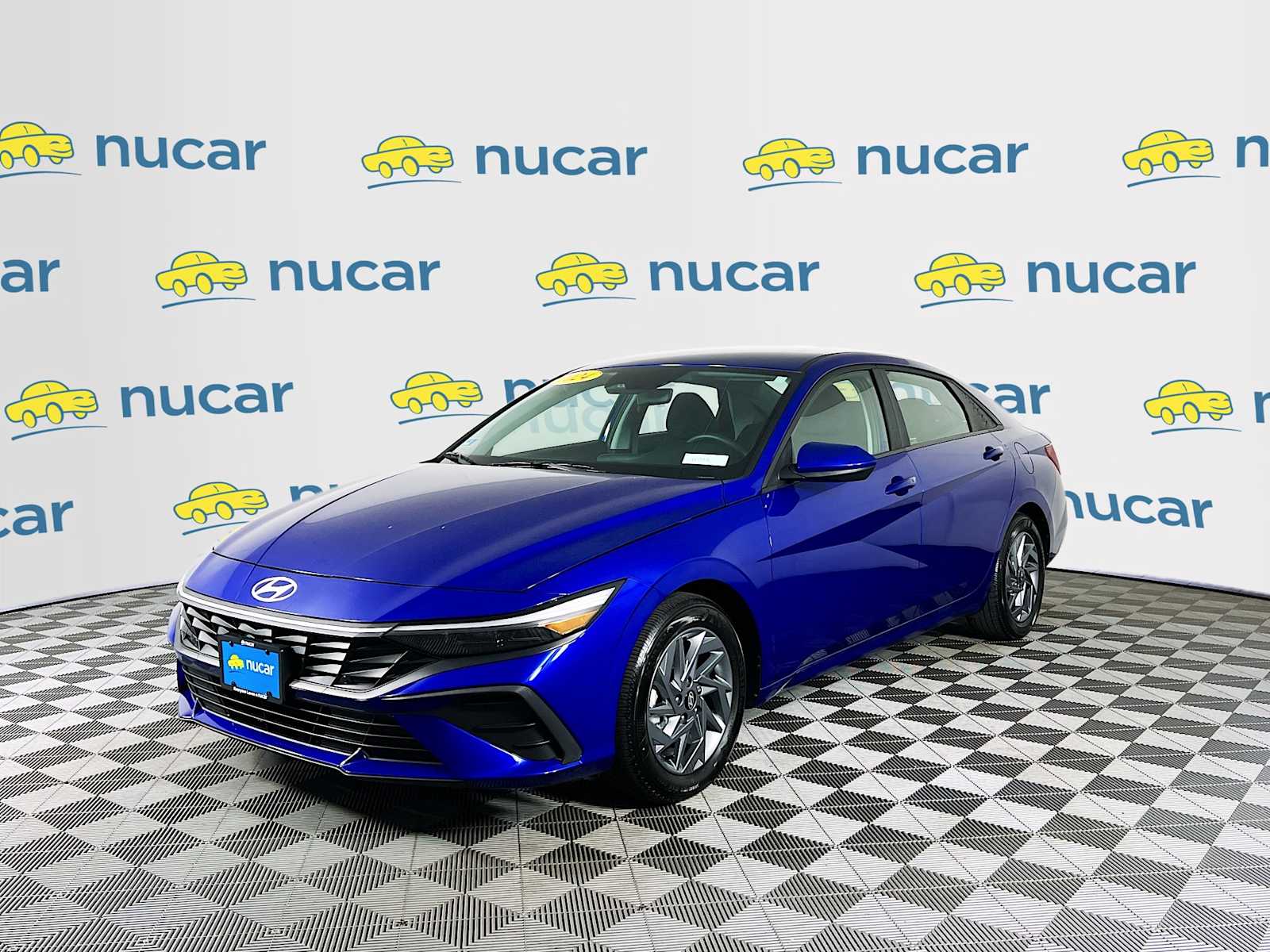 2024 Hyundai Elantra Hybrid Blue - Photo 3