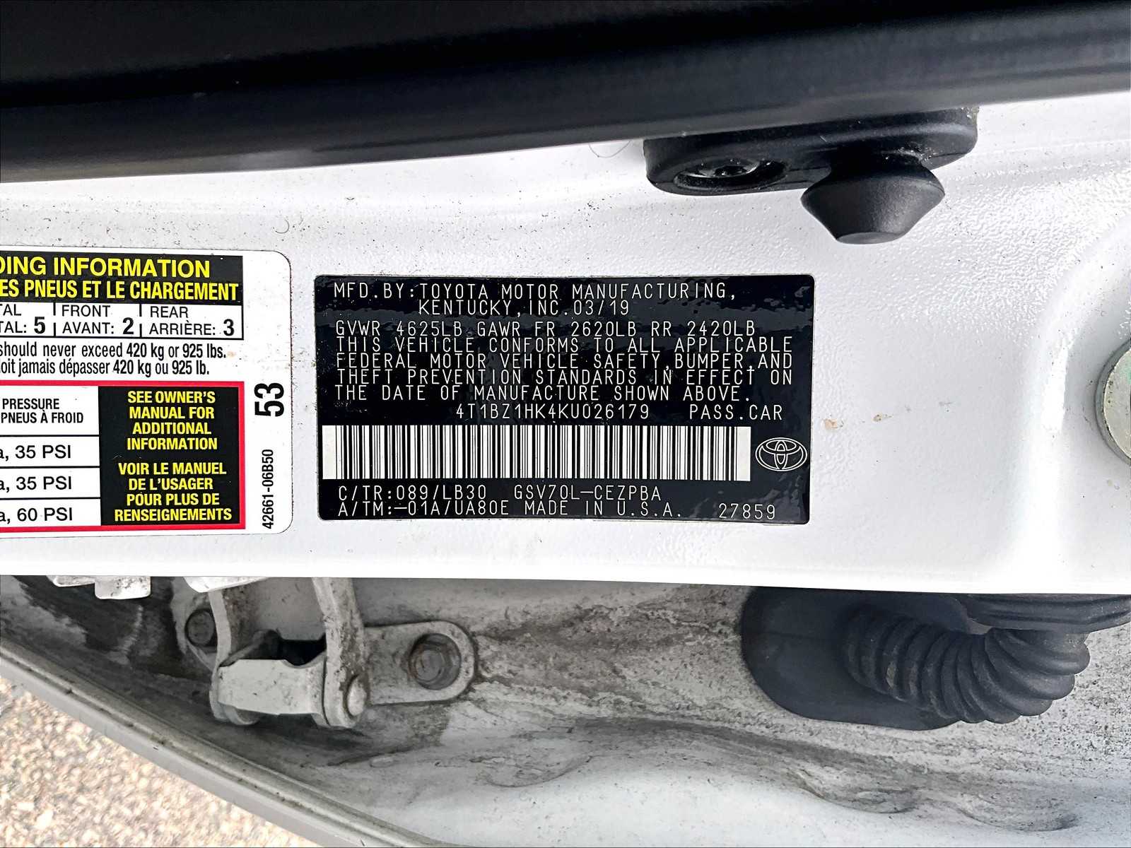 2019 Toyota Camry XSE V6 - Photo 6