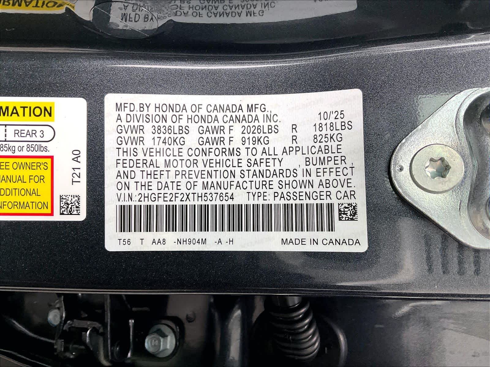 2026 Honda Civic LX - Photo 17