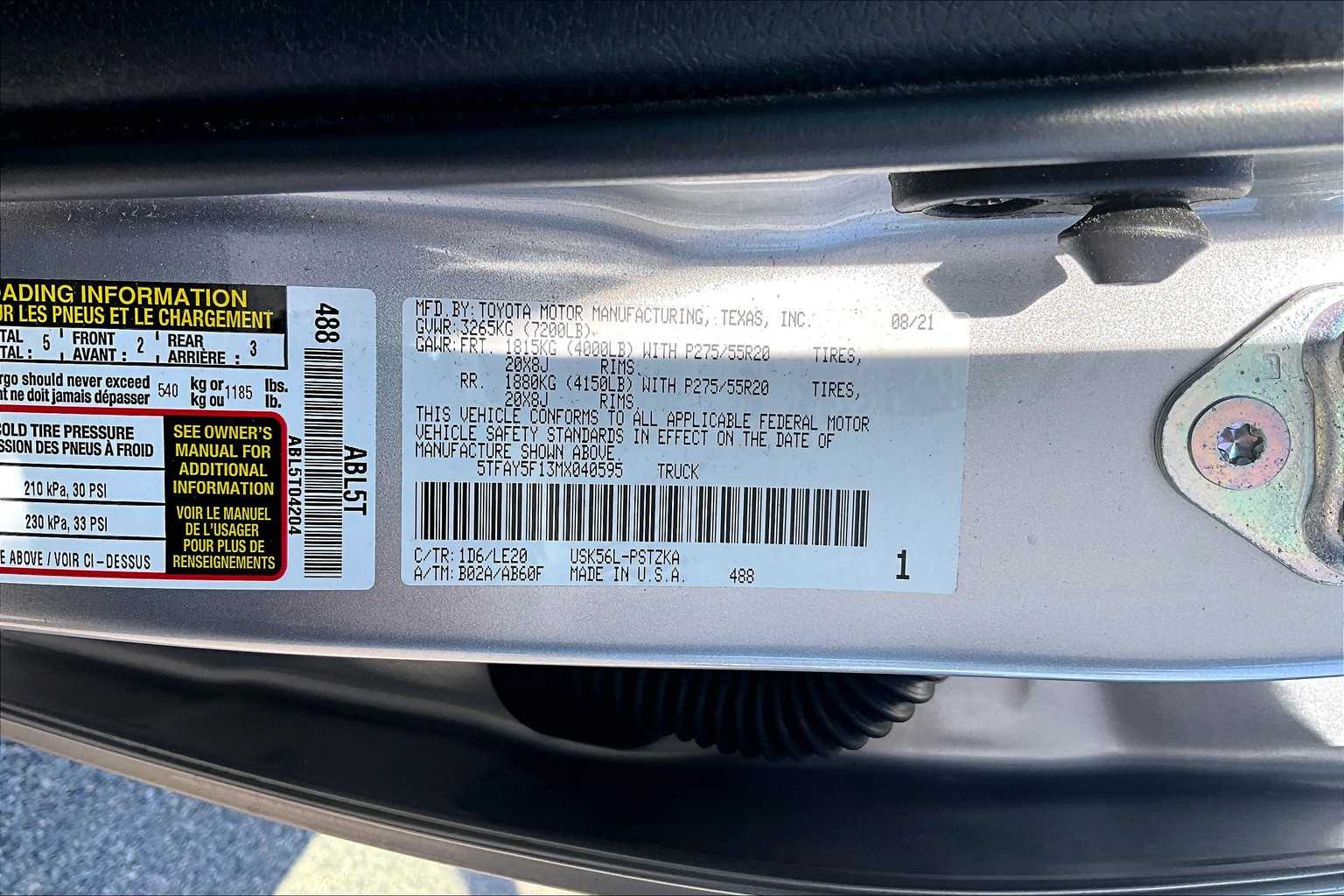 2021 Toyota Tundra Platinum - Photo 6