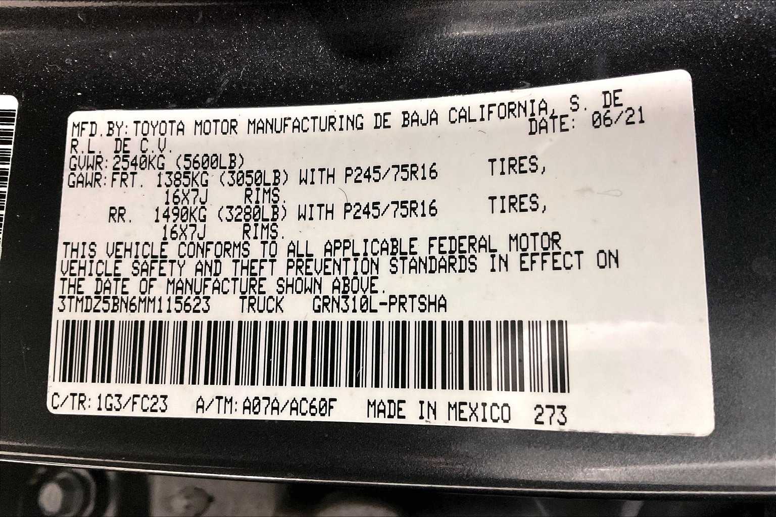 2021 Toyota Tacoma SR5 - Photo 36