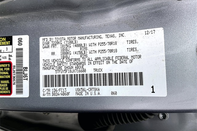 2018 Toyota Tundra SR5 - Photo 9