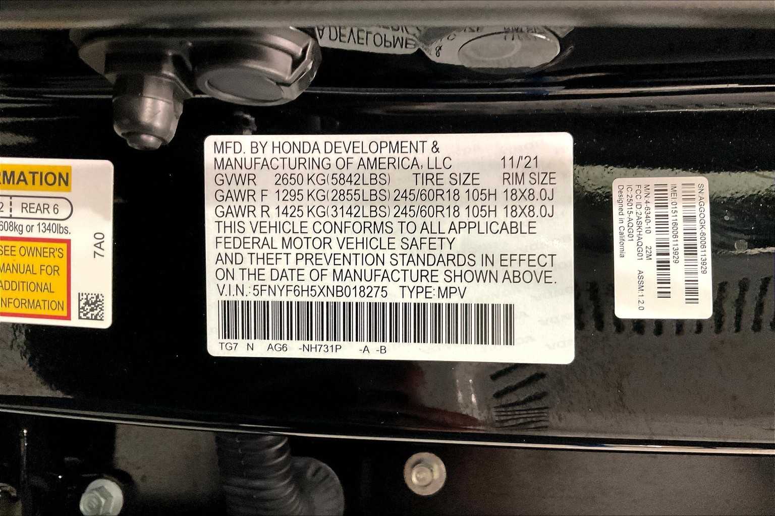 2022 Honda Pilot EX-L - Photo 37