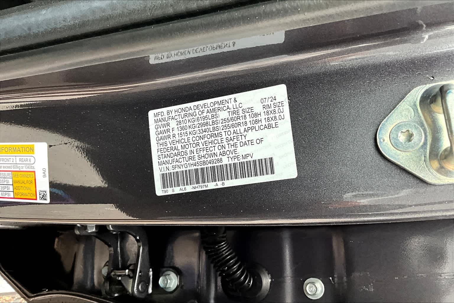 2025 Honda Pilot EX-L - Photo 17