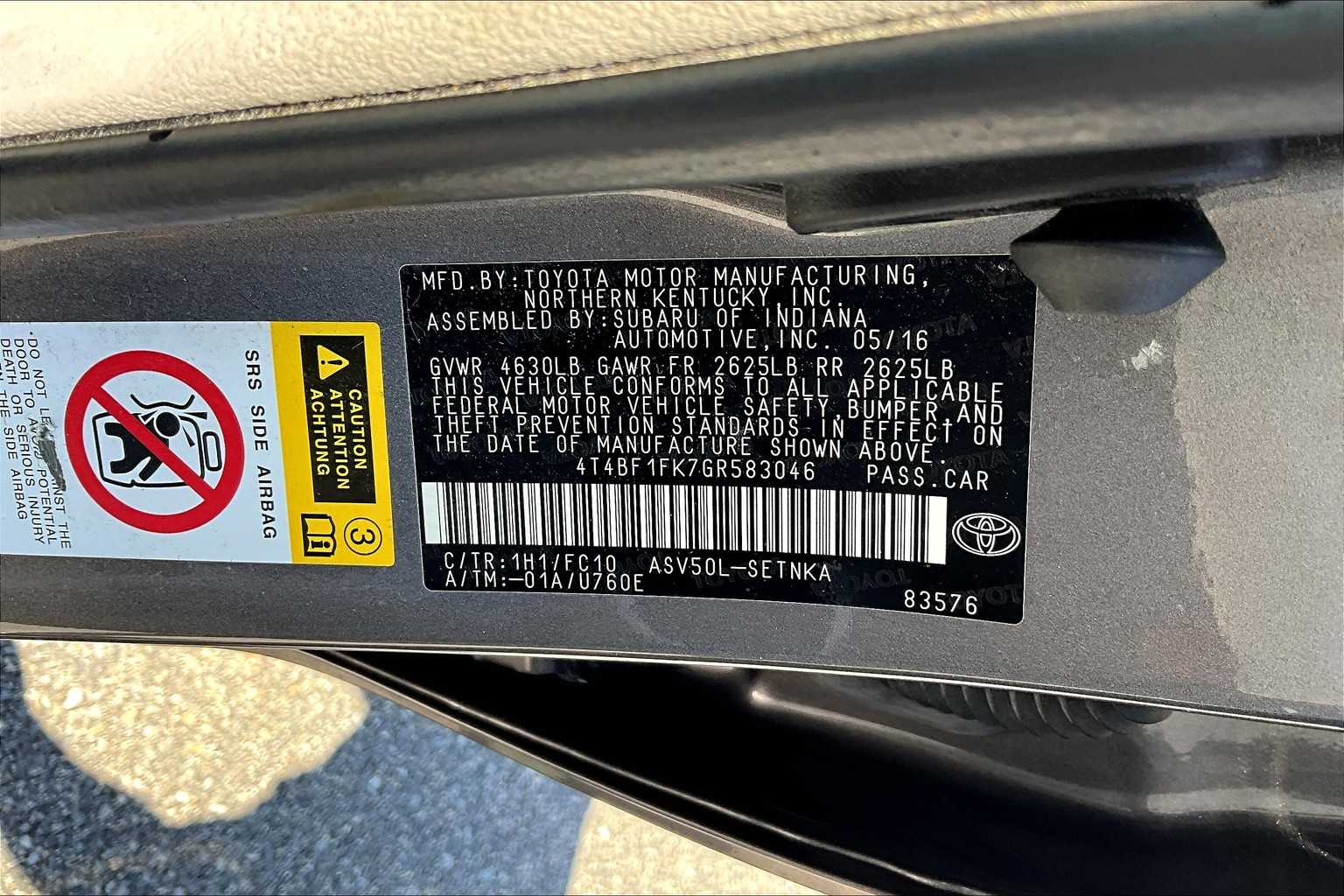 2016 Toyota Camry LE - Photo 35