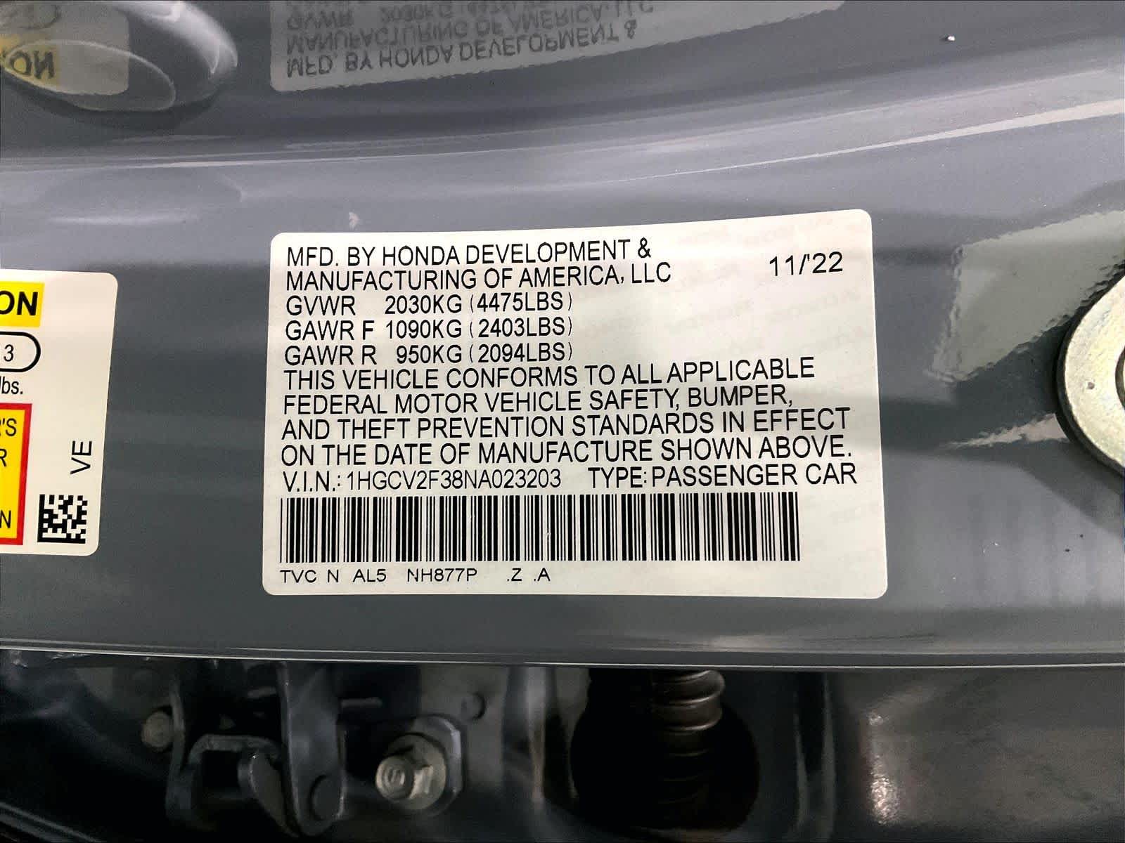 2022 Honda Accord Sport - Photo 35