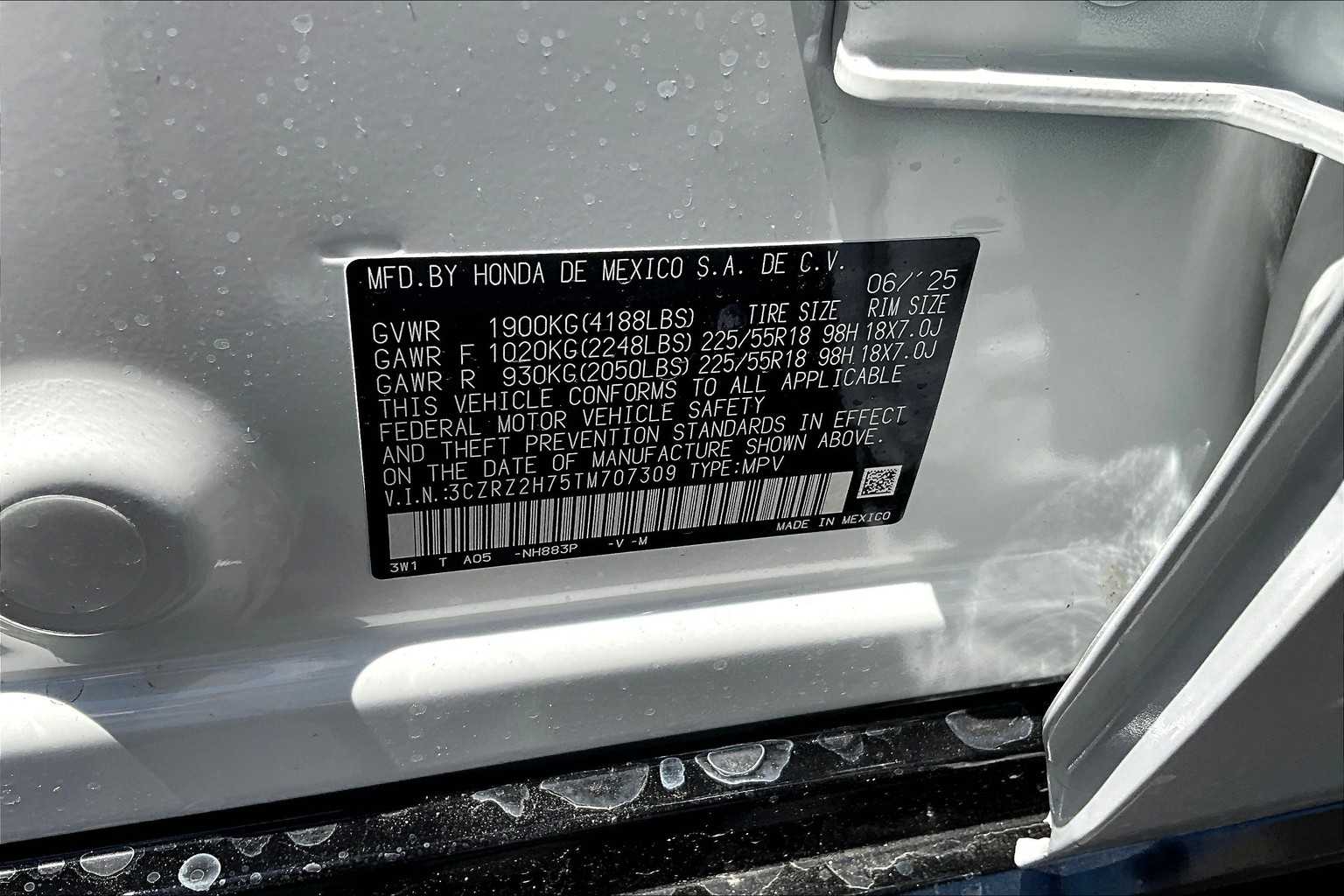 2026 Honda HR-V EX-L - Photo 18