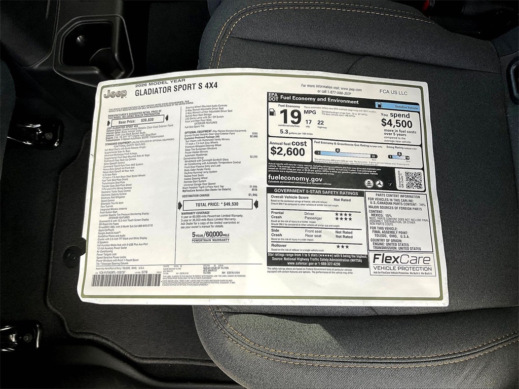 2026 Jeep Gladiator Sport S - Photo 17