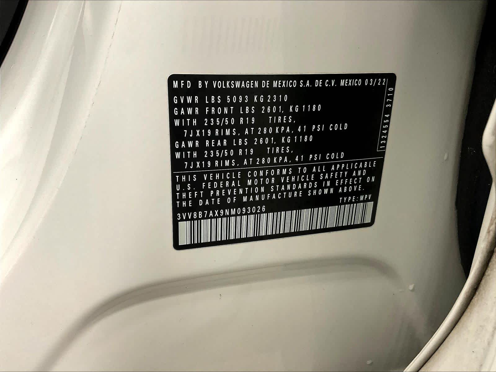 2022 Volkswagen Tiguan SE R-Line Black - Photo 36