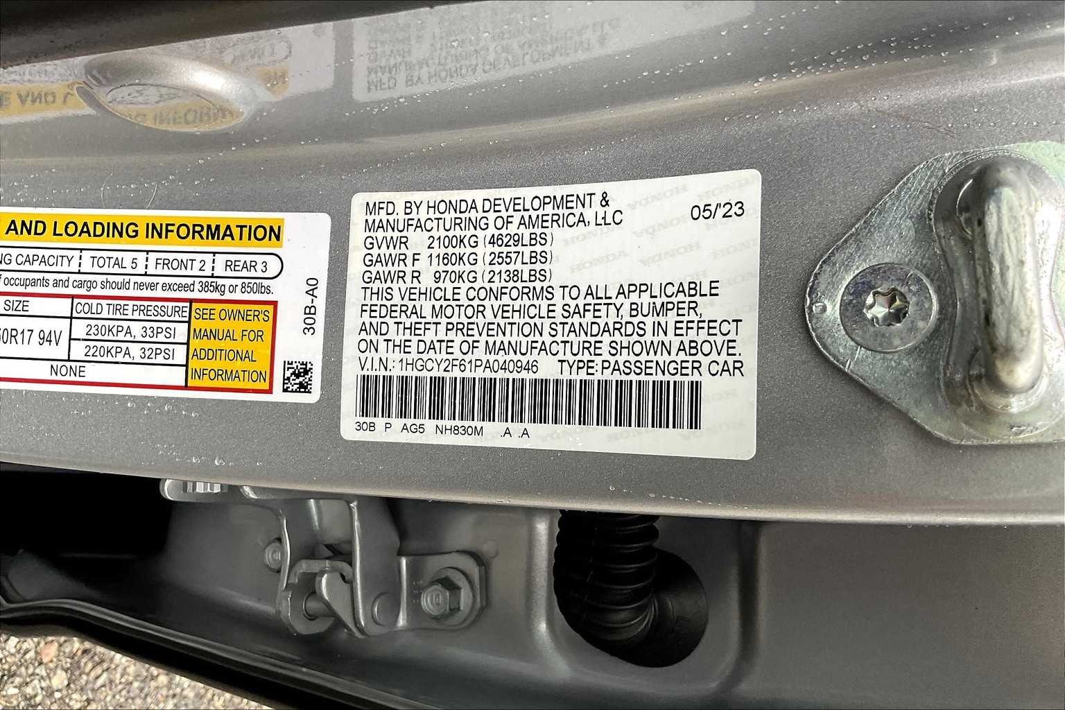 2023 Honda Accord Hybrid EX-L - Photo 34