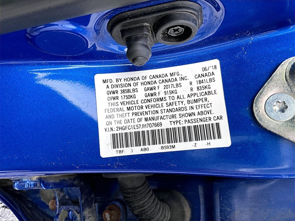 2018 Honda Civic Si - Photo 33