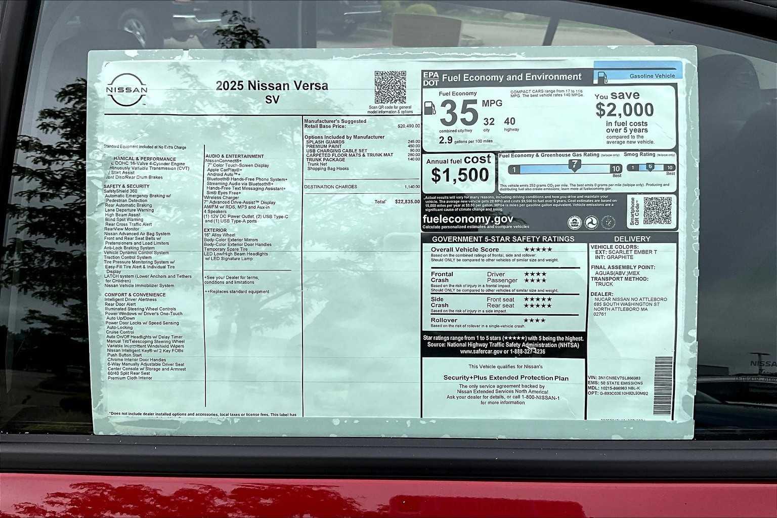 2025 Nissan Versa SV - Photo 18