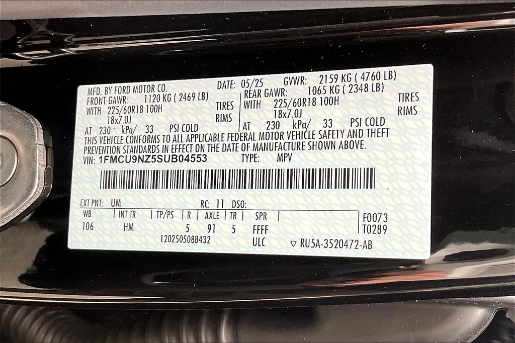 2025 Ford Escape Hybrid ST-Line Select - Photo 16