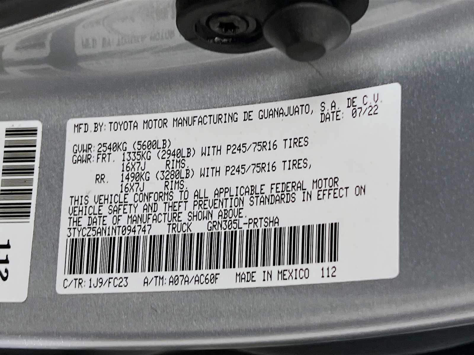 2022 Toyota Tacoma SR5 - Photo 30