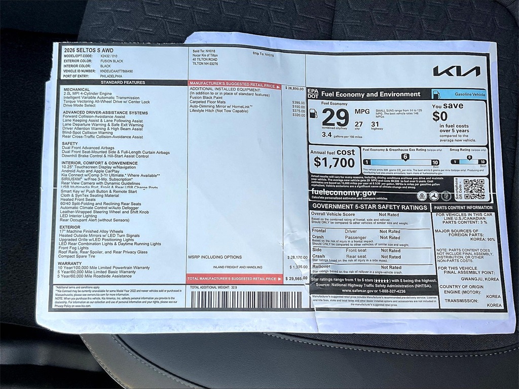 2026 Kia Seltos S - Photo 17