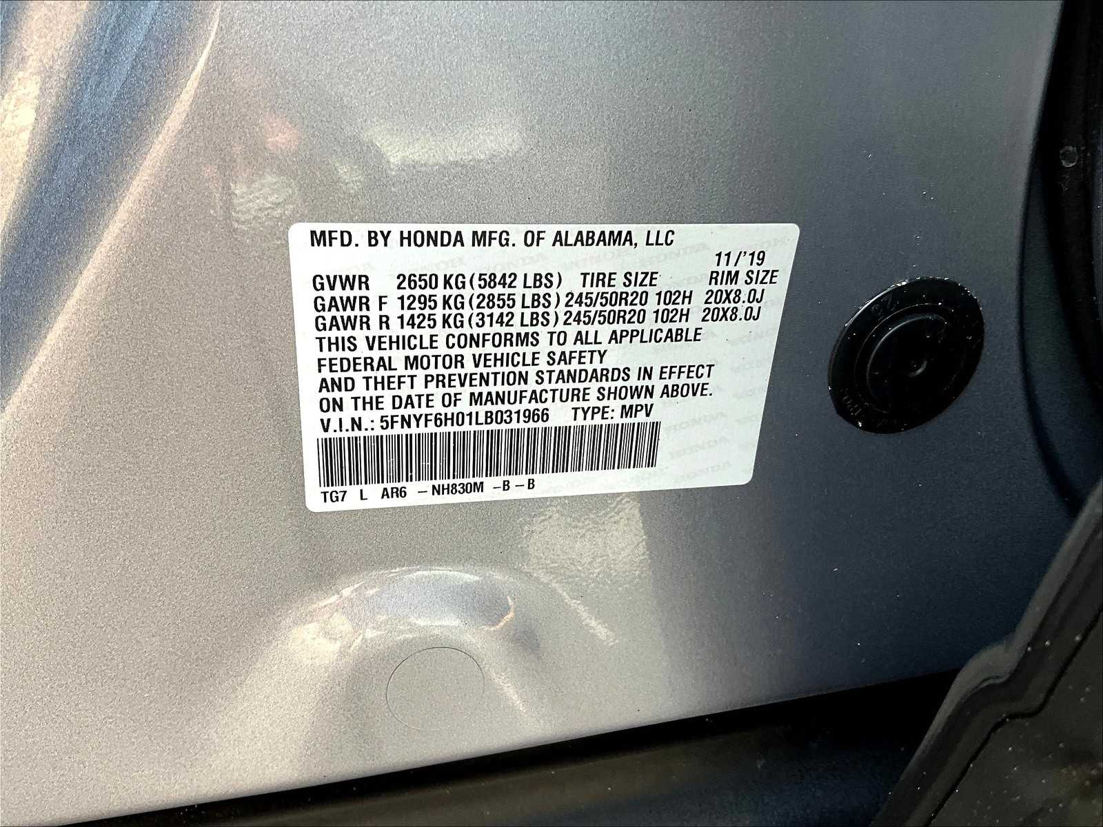 2020 Honda Pilot Elite - Photo 36