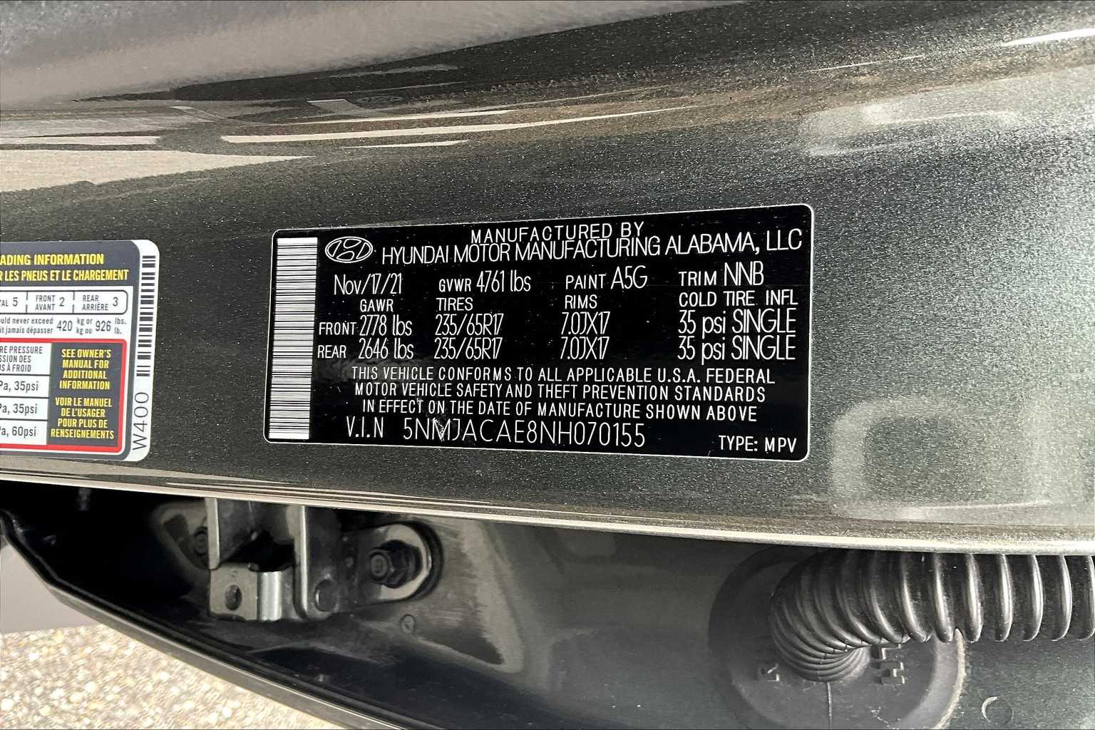 2022 Hyundai Tucson SE - Photo 35